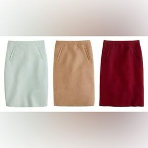 🌸15. JCrew wool skirt